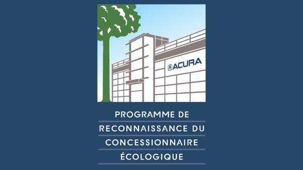 Dessin 2D d’une concession Acura.