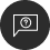 Icon illustrating a conversation bubble / Icon illustrating a conversation bubble   	Icône illustrant une bulle de conversation